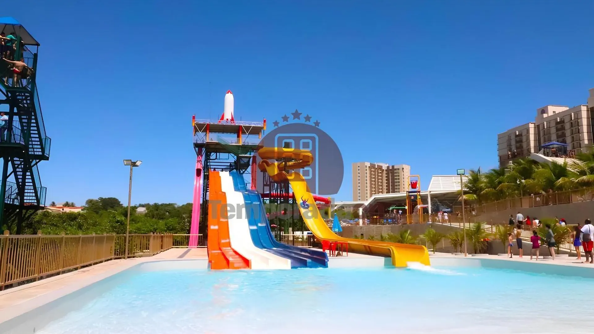 Lejlighedshotel Spazzio Diroma Com Acesso Ao Acqua Park - Temporada Cn Caldas Novas Brasilien